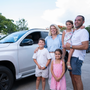 Business Family with SUV